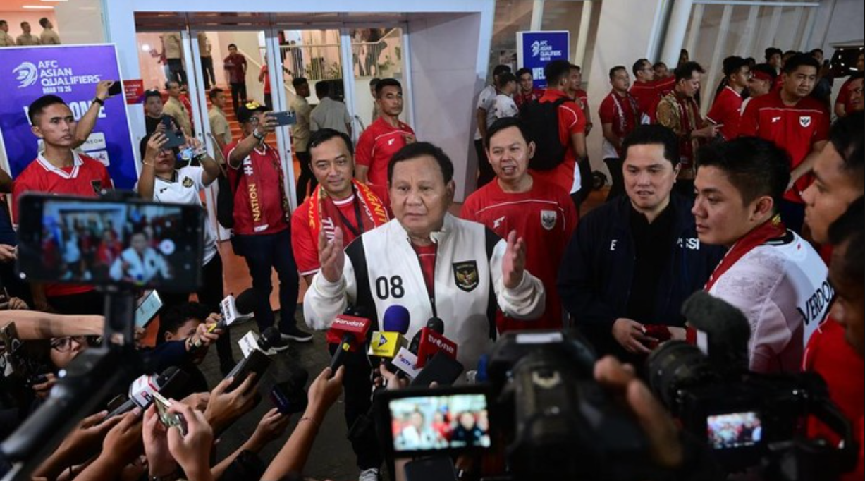 Optimisme Prabowo: Timnas Indonesia Kalahkan China, Langkah Menuju Piala Dunia